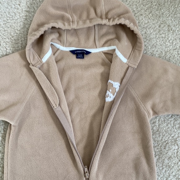 Lands End baby zip up fleece winter bunting 12-18m - Picture 7 of 10